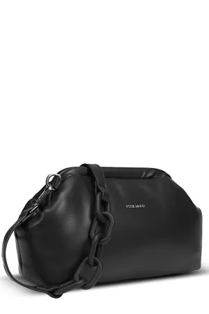 0 Black Bubbly Crossbody Clutch
