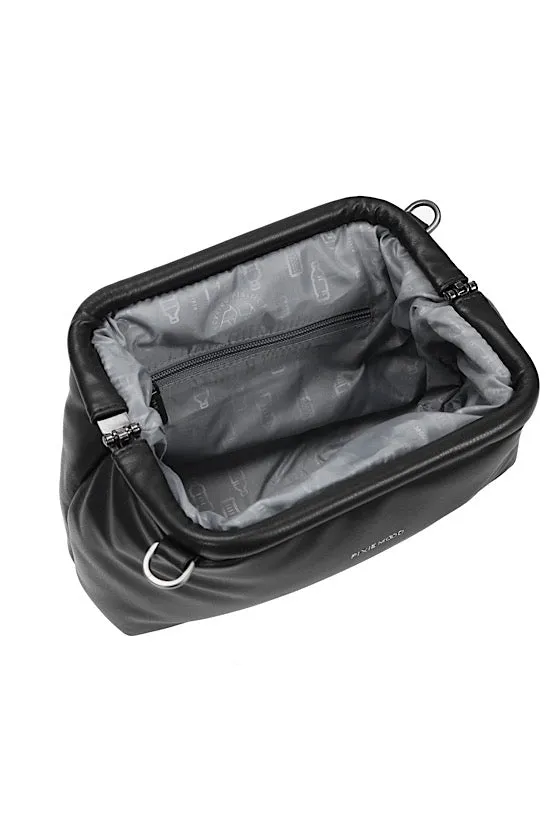 0 Black Bubbly Crossbody Clutch