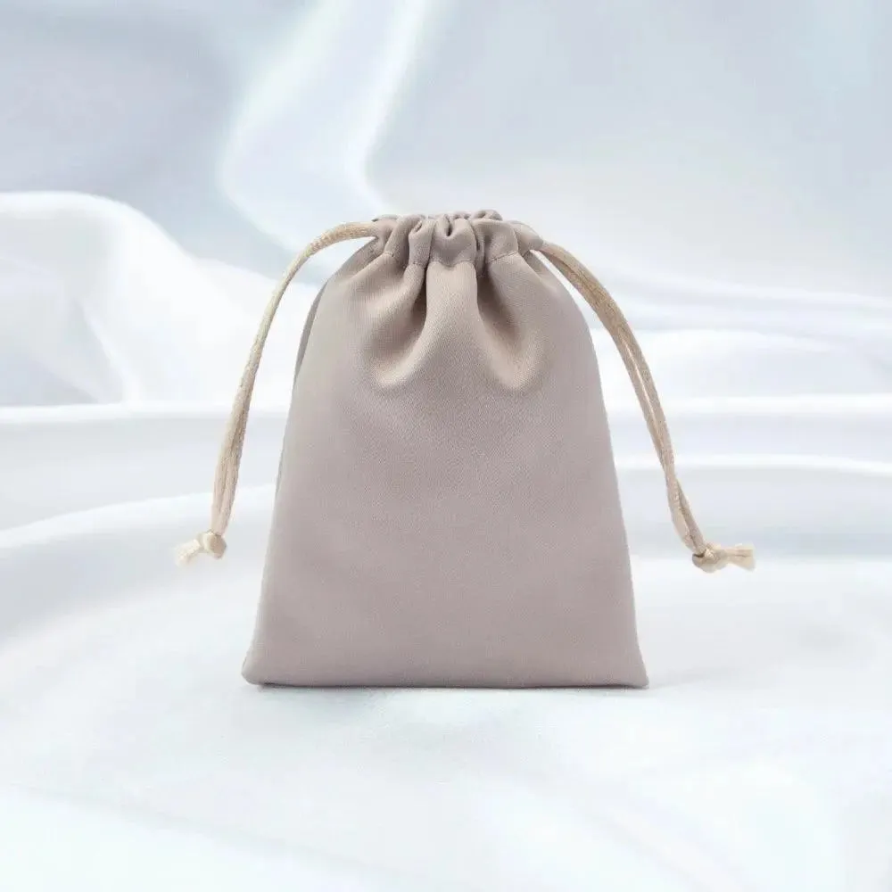 10pcs Silk Satin Drawstring Pouches Jewelry Packaging for Cosmetic Christmas Party Decoration Wedding Favor Candy Gift Bags