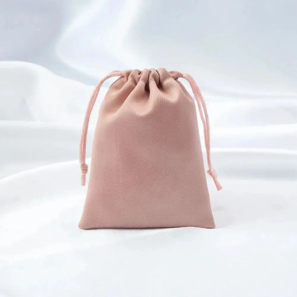 10pcs Silk Satin Drawstring Pouches Jewelry Packaging for Cosmetic Christmas Party Decoration Wedding Favor Candy Gift Bags