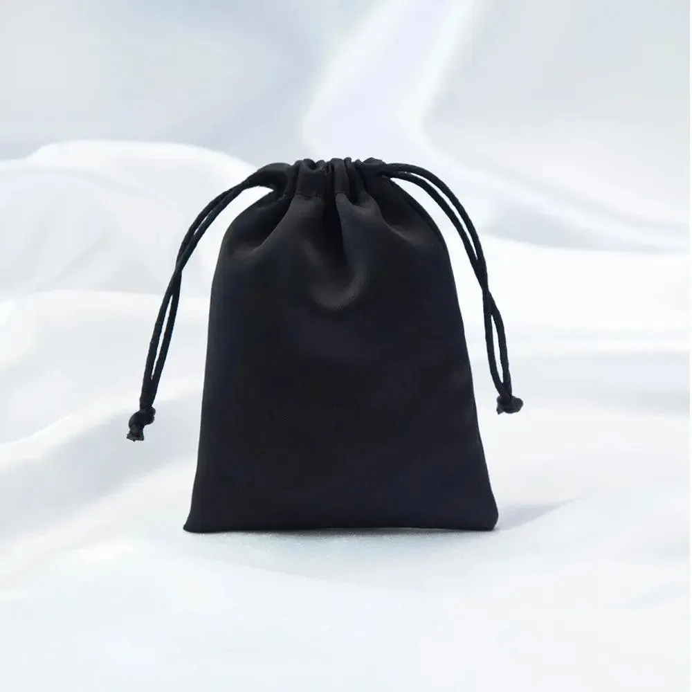 10pcs Silk Satin Drawstring Pouches Jewelry Packaging for Cosmetic Christmas Party Decoration Wedding Favor Candy Gift Bags