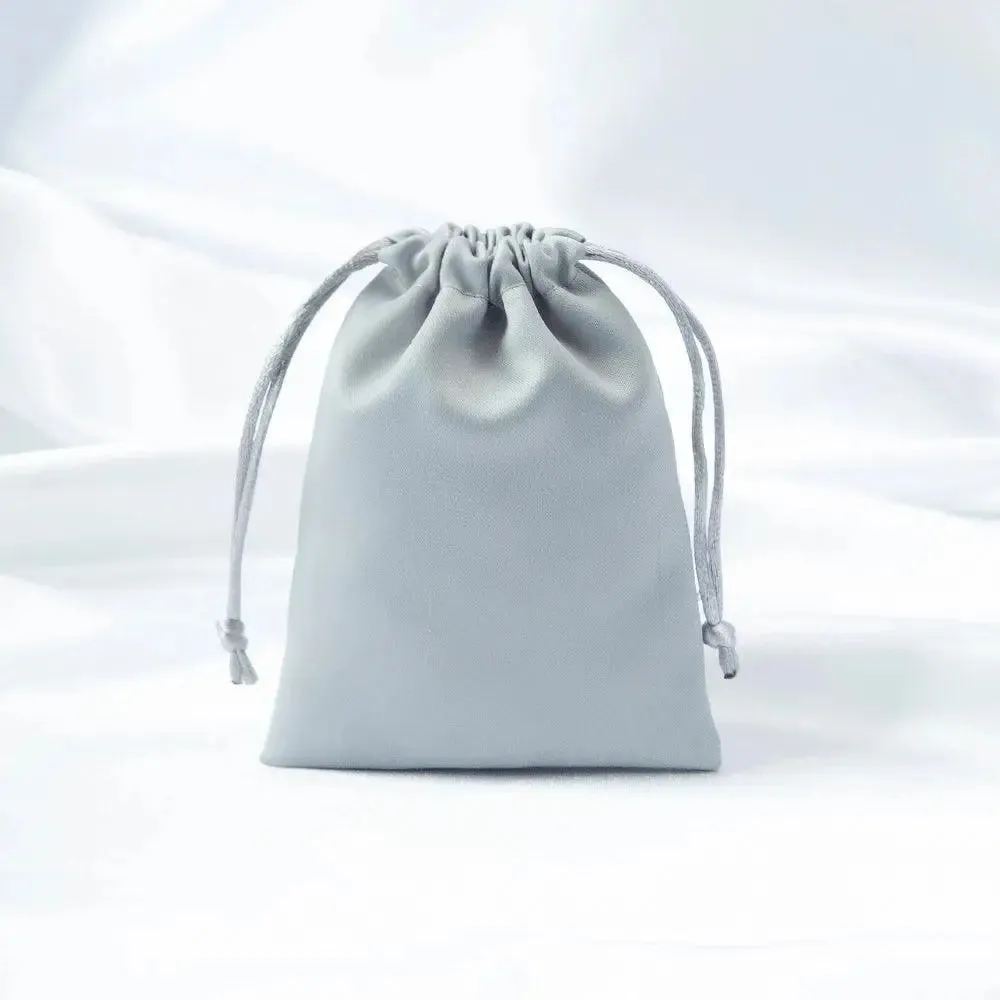 10pcs Silk Satin Drawstring Pouches Jewelry Packaging for Cosmetic Christmas Party Decoration Wedding Favor Candy Gift Bags