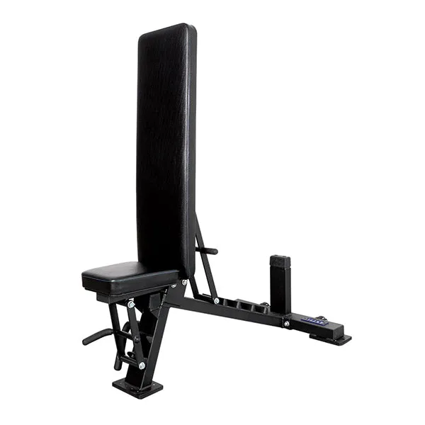 1RM Commercial Power Rack w Storage & Flat Incline Bench
