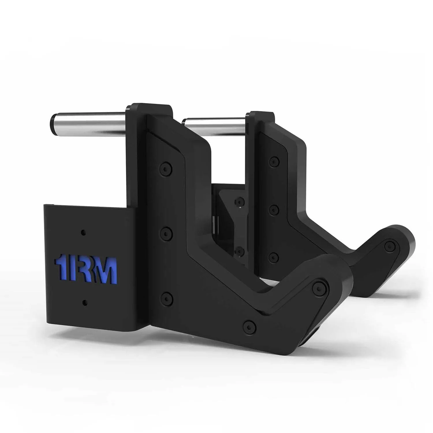 1RM Commercial Power Rack w Storage & Flat Incline Bench