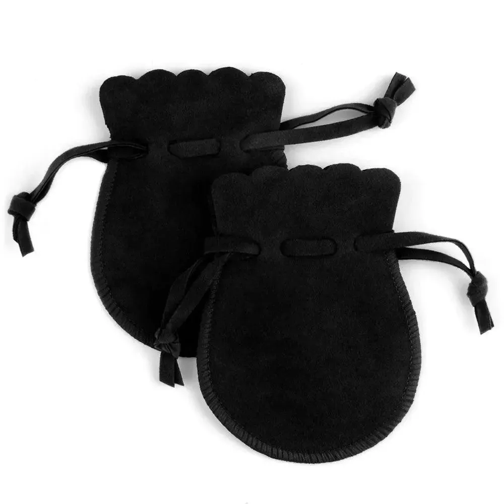 7x9cm 10pcs/lot Round Drawstring Velvet Gifts Bag Soft Jewelry Packaging Wedding/Christmas Candy Jewelry Pouches Wholesale