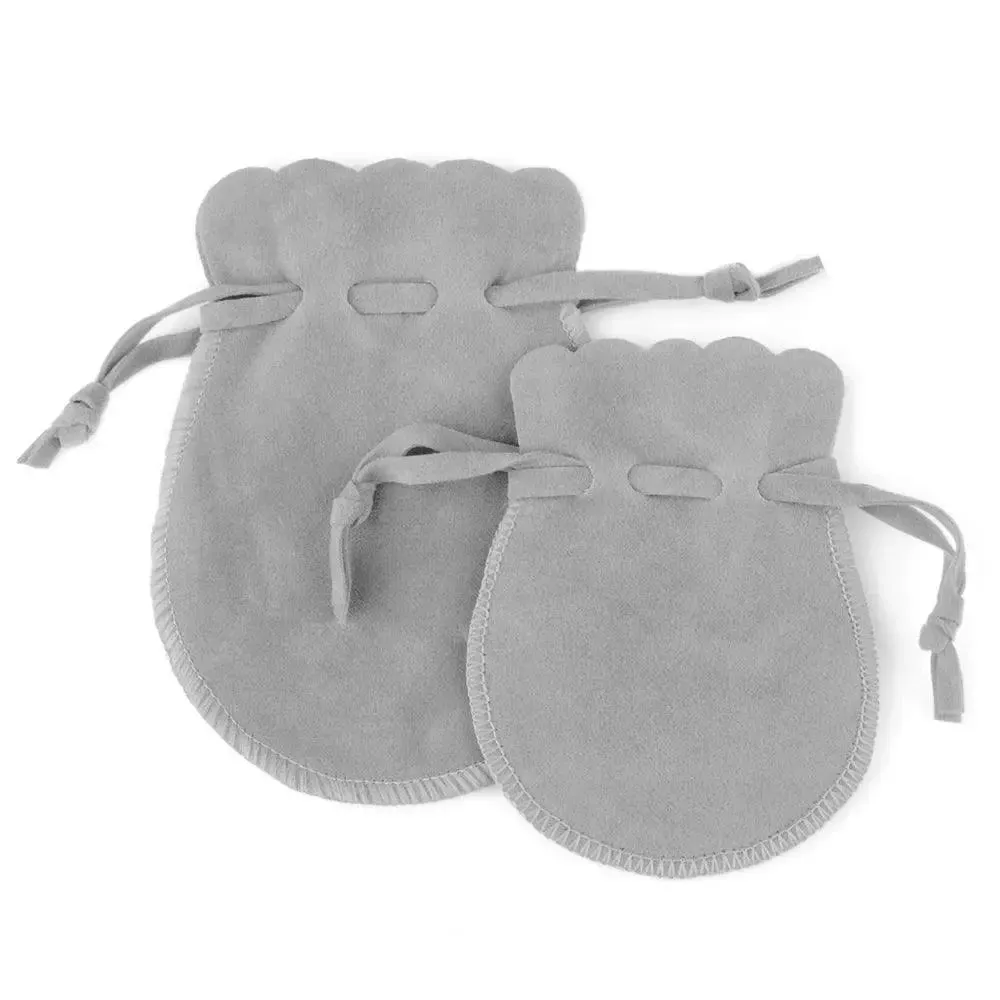 7x9cm 10pcs/lot Round Drawstring Velvet Gifts Bag Soft Jewelry Packaging Wedding/Christmas Candy Jewelry Pouches Wholesale
