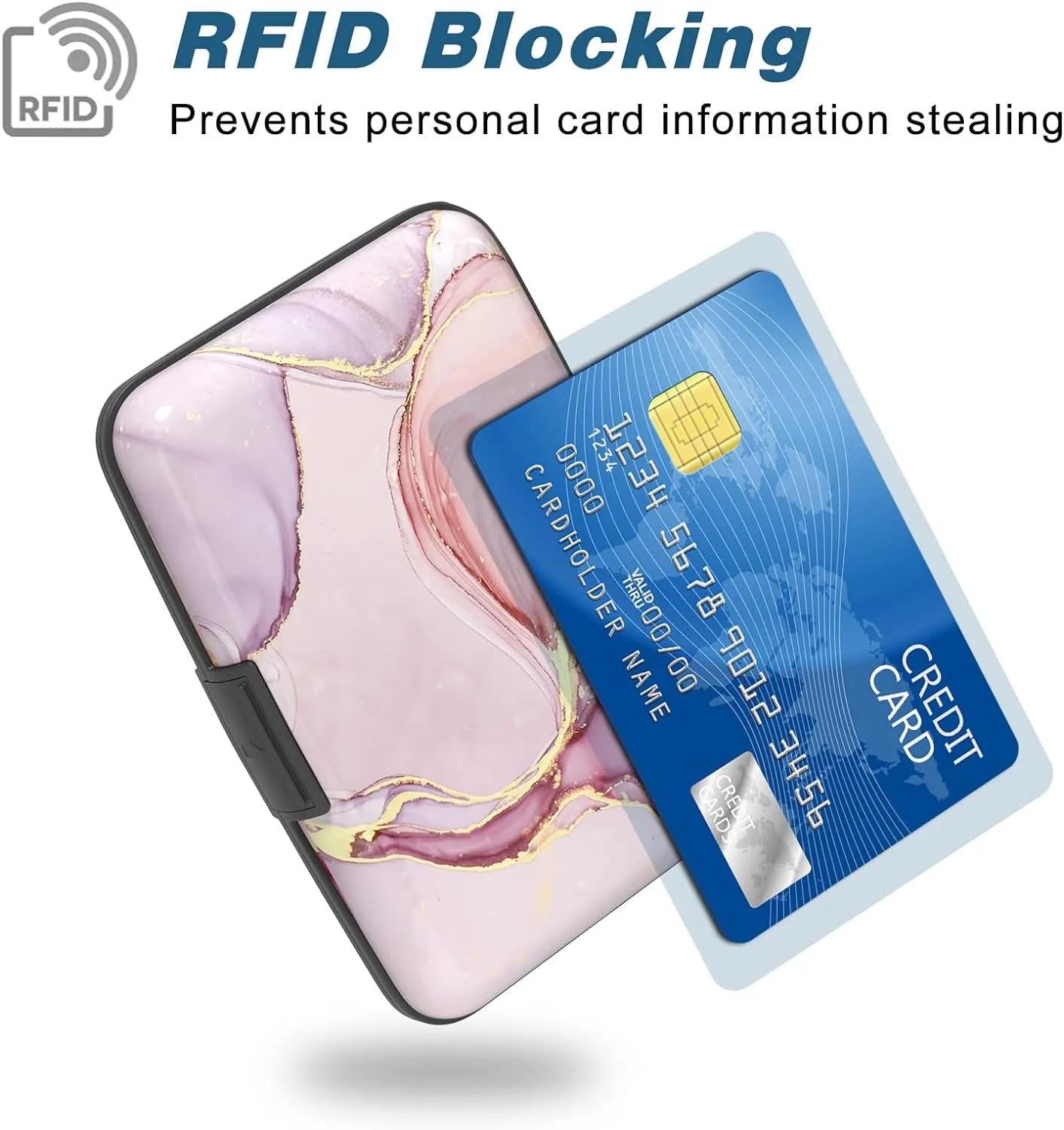 Aluminum Card Wallet RFID Blocking Credit Card Holder
