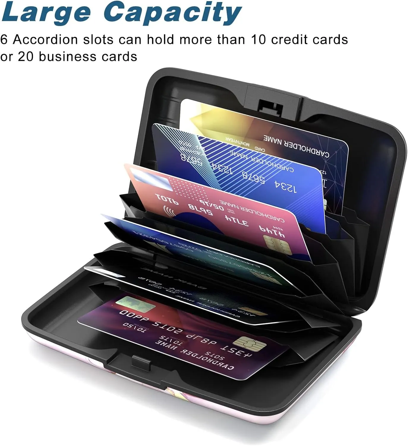 Aluminum Card Wallet RFID Blocking Credit Card Holder