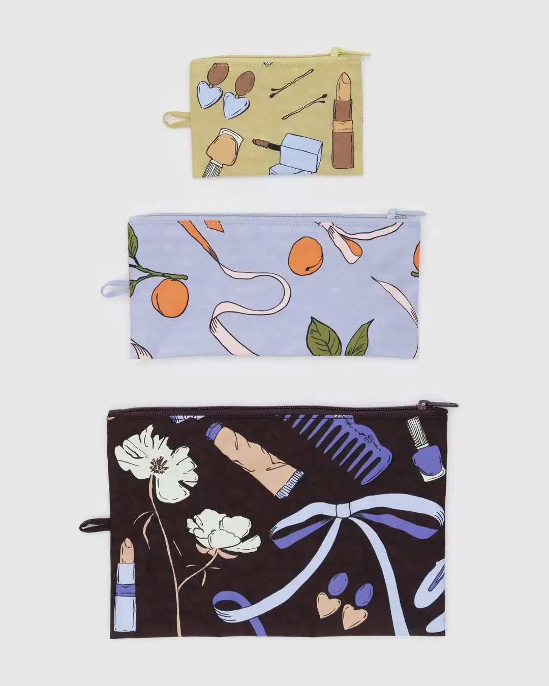 Baggu Flat Pouch Set - Get Ready With Me