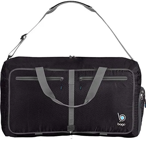 Bago 60L Duffle bags for men & women - 23" Foldable Travel Duffel weekender bag