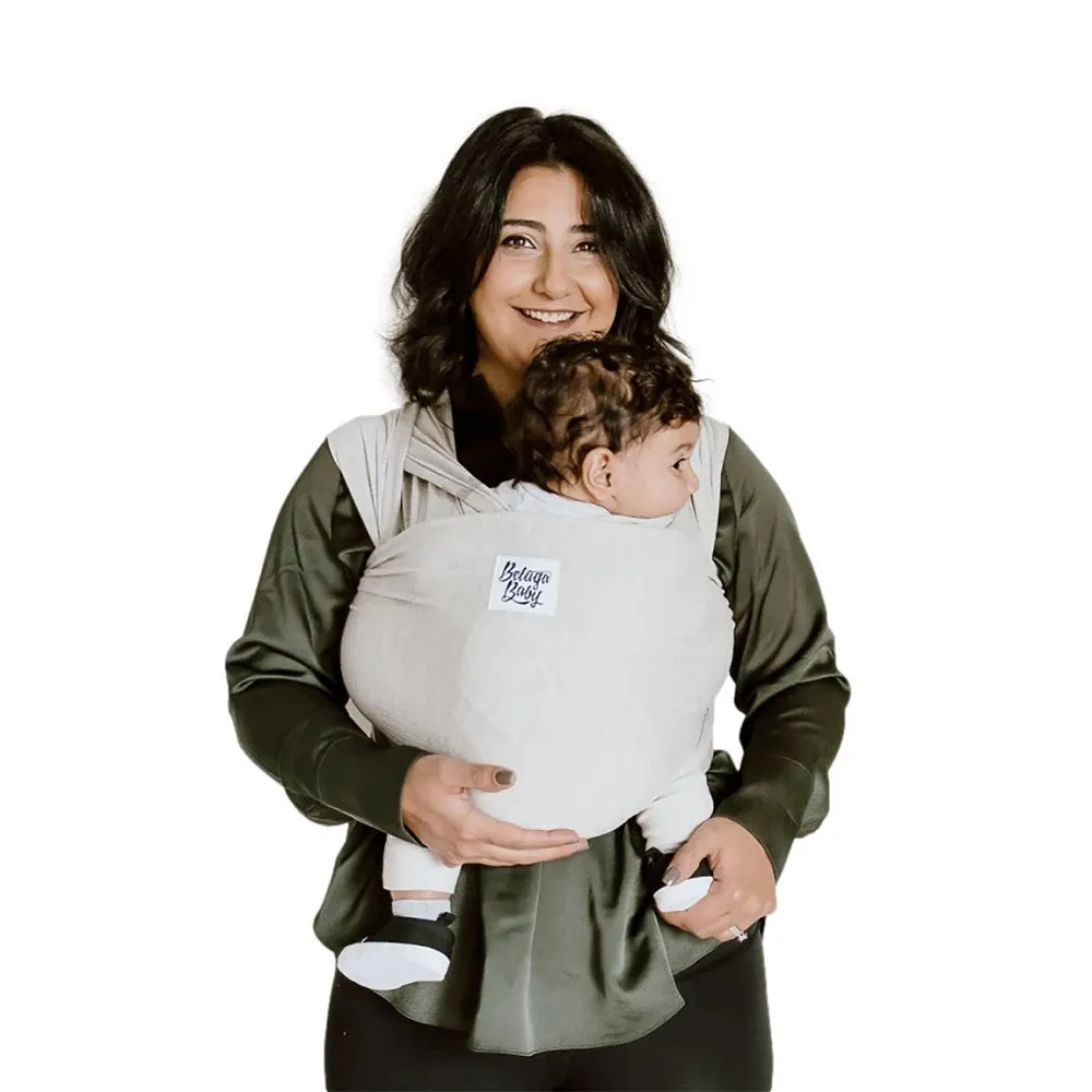 Beluga Baby The Beluga Wrap (The Rachel - Light Grey Heather)
