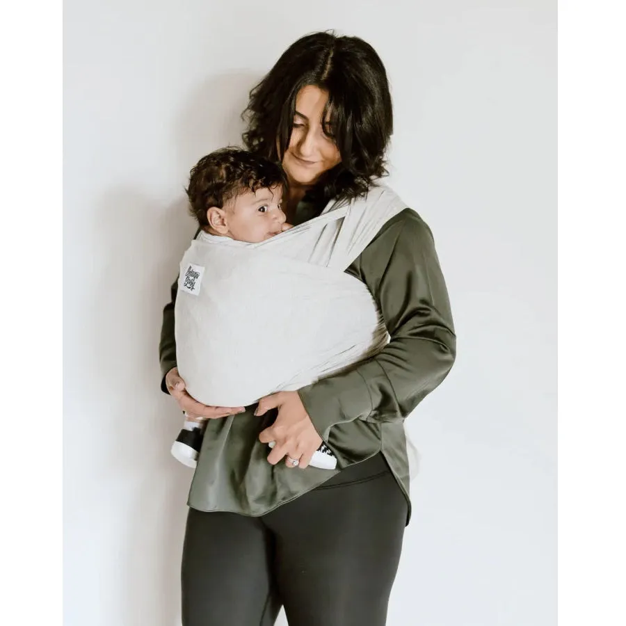 Beluga Baby The Beluga Wrap (The Rachel - Light Grey Heather)