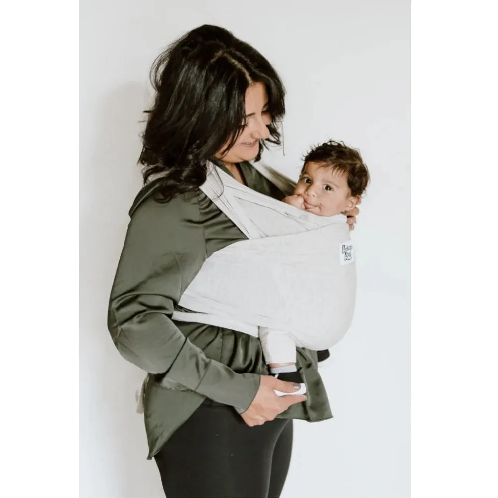 Beluga Baby The Beluga Wrap (The Rachel - Light Grey Heather)
