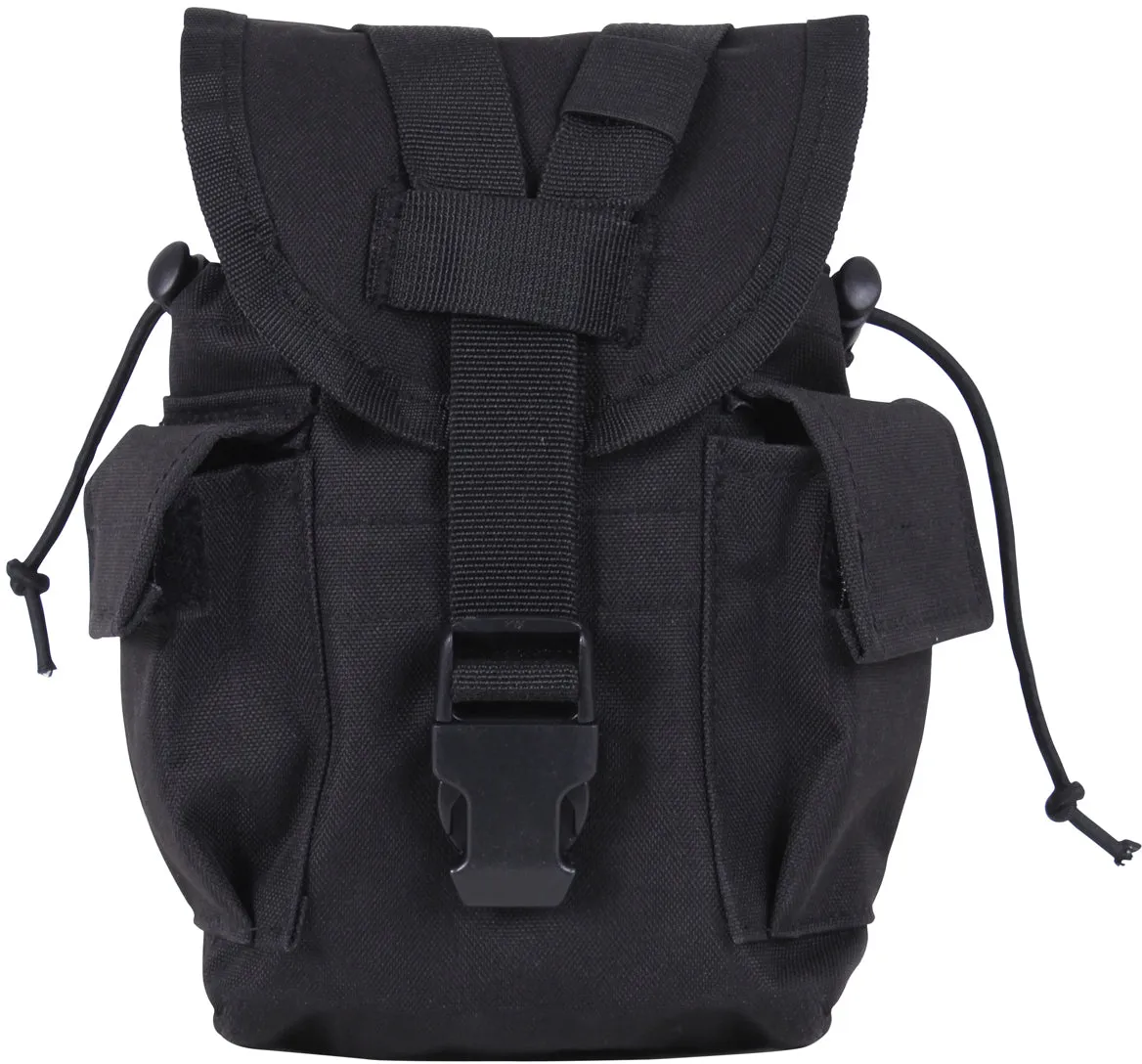 Black - MOLLE II Canteen & Utility Pouch