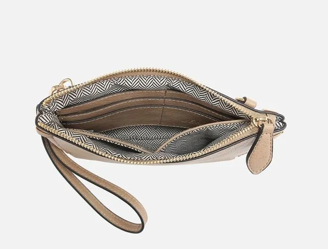 Bonnie Dual Compartment Whipstitch Crossbody