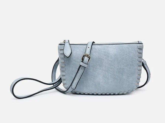 Bonnie Dual Compartment Whipstitch Crossbody
