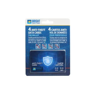 Bright Safe Care RFID Anti-Theft Data Cards - 4 pack