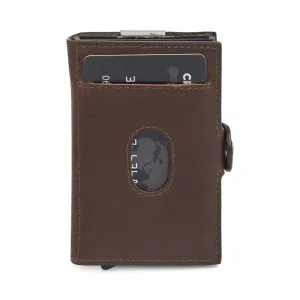 Card Wallet with cash clip and external slot