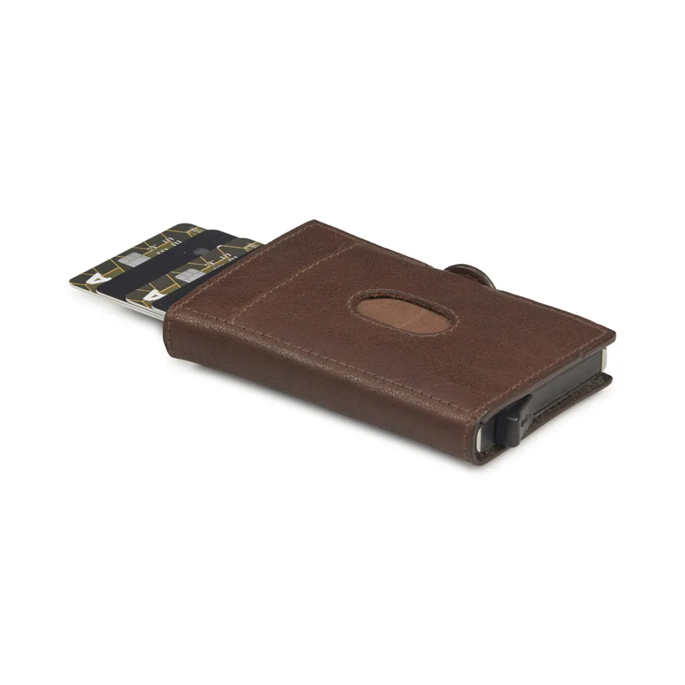 Card Wallet with cash clip and external slot