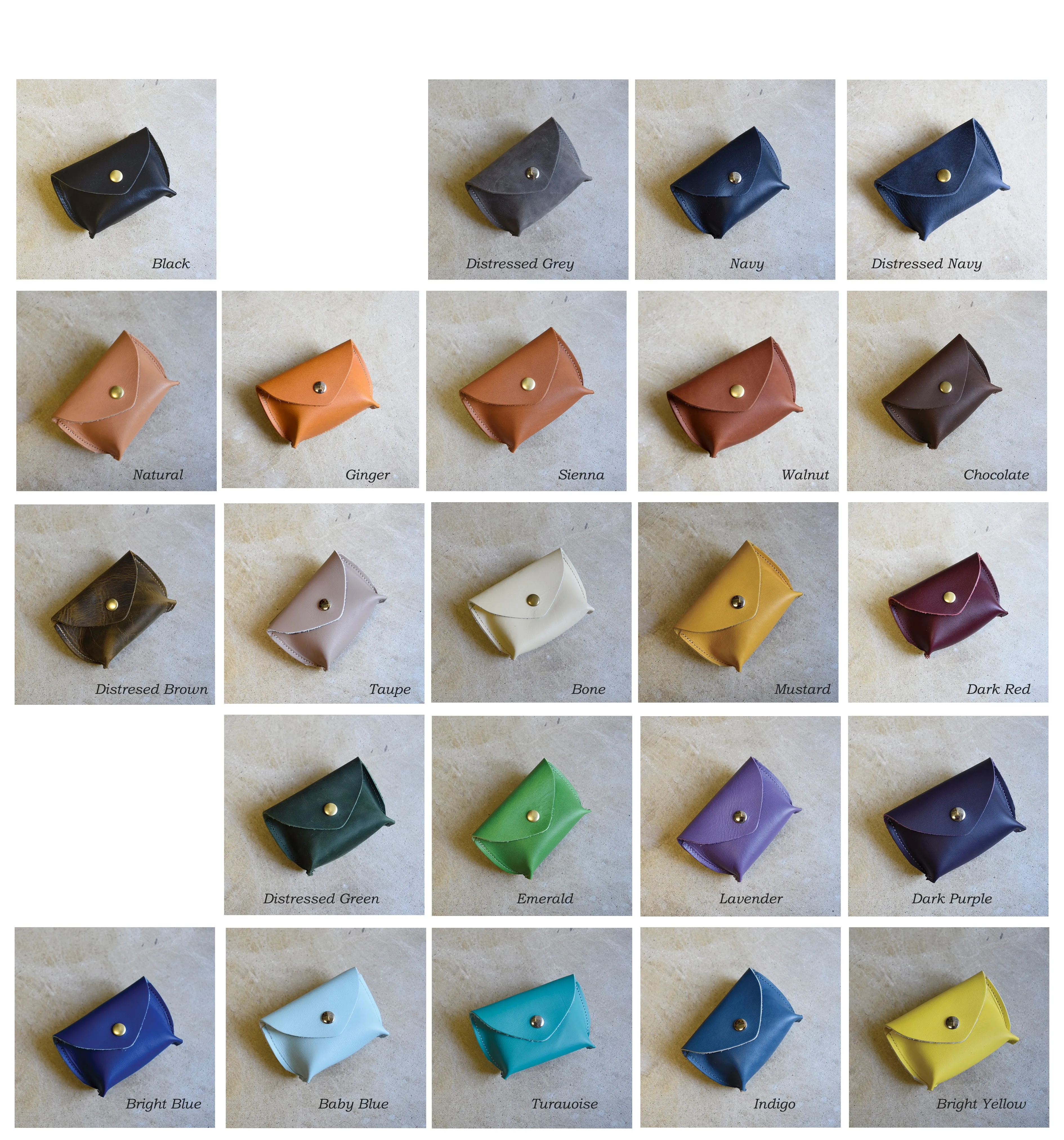 Cat Leather Wristlet / Leather Clutch / Woman's Clutch