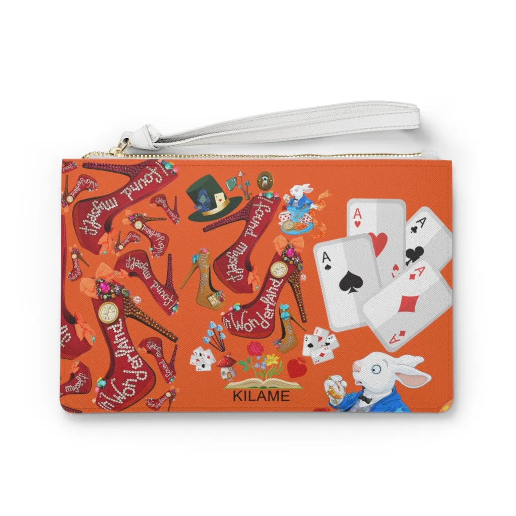 Clutch Bag 'Down the rabbit hole'
