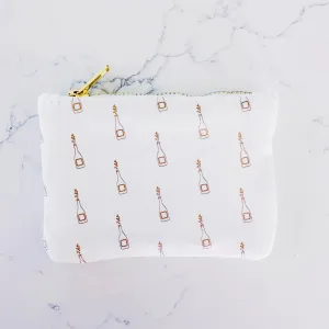 Coin Purse - Gold Sparkling Bottles