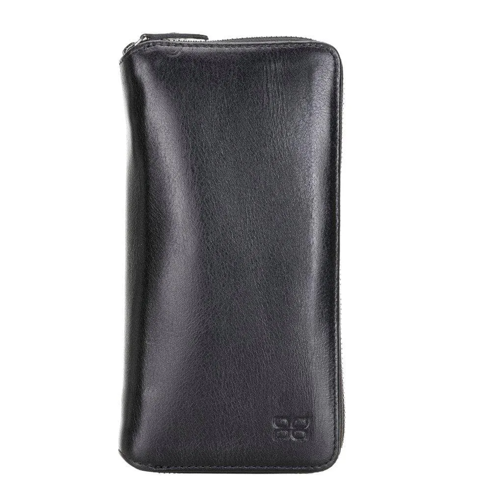 Detachable Leather Zipper Wallet Cases for Samsung Galaxy S21 Series