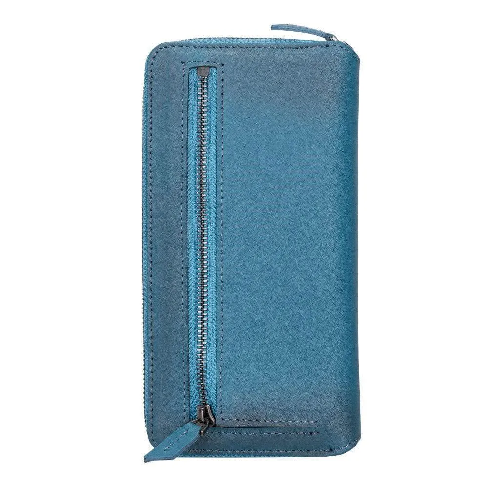 Detachable Leather Zipper Wallet Cases for Samsung Galaxy S21 Series