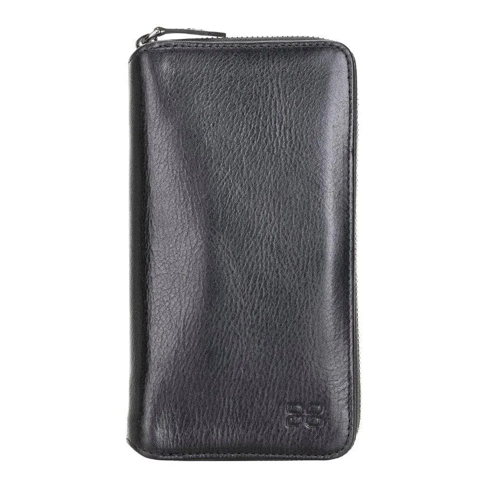 Detachable Leather Zipper Wallet Cases for Samsung Galaxy S21 Series