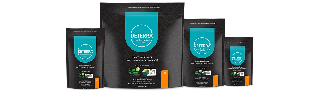 Deterra® Drug Disposal Pouches, Small - 7001-CASE - 250 pcs