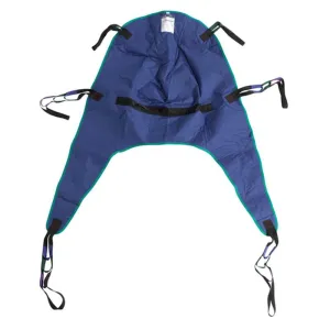 Divided Leg Patient Lift Sling with Headrest, Medium - 1 Each