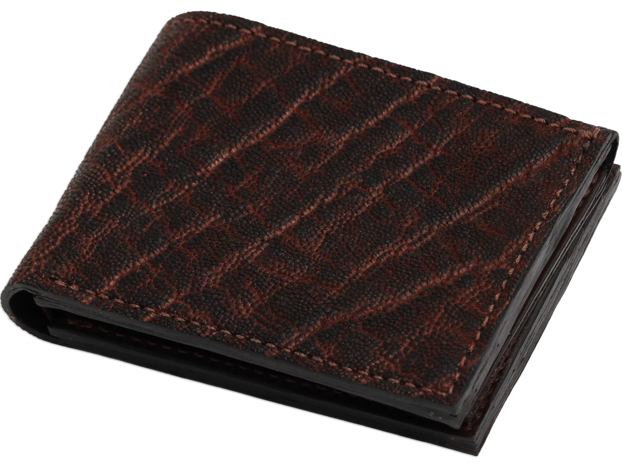 Dragon Fire Elephant Luxury Designer Exotic Bifold Wallet With Flip Up ID Window