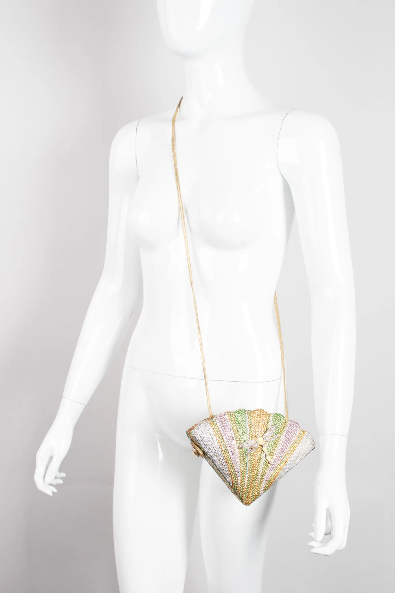 Dragonfly Fan Clutch