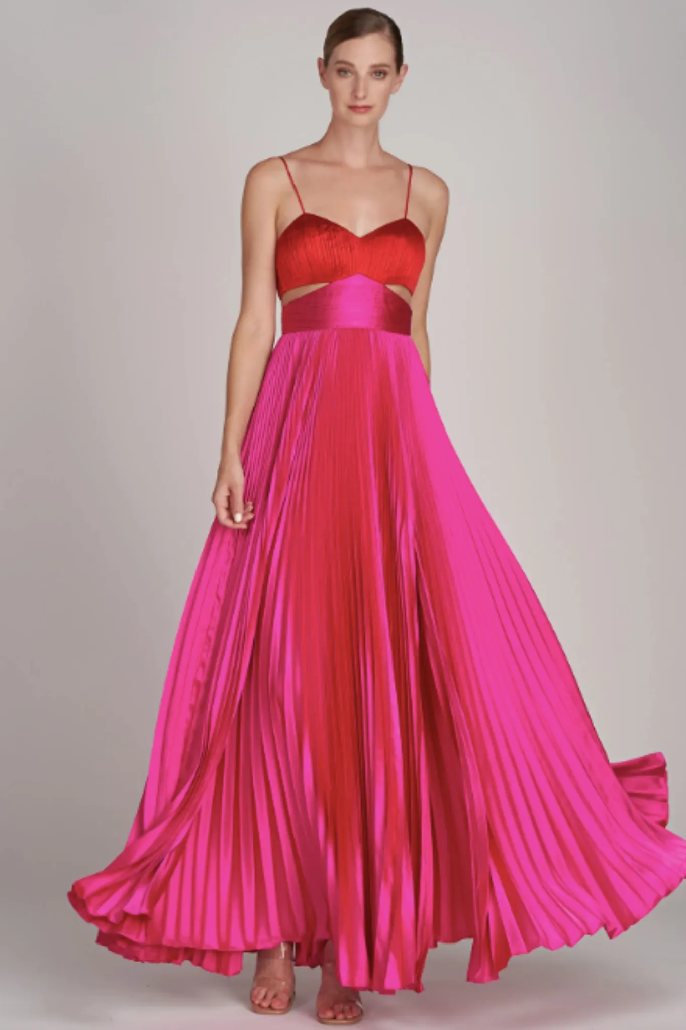 Elodie Gown in Magenta by AMUR - RENTAL