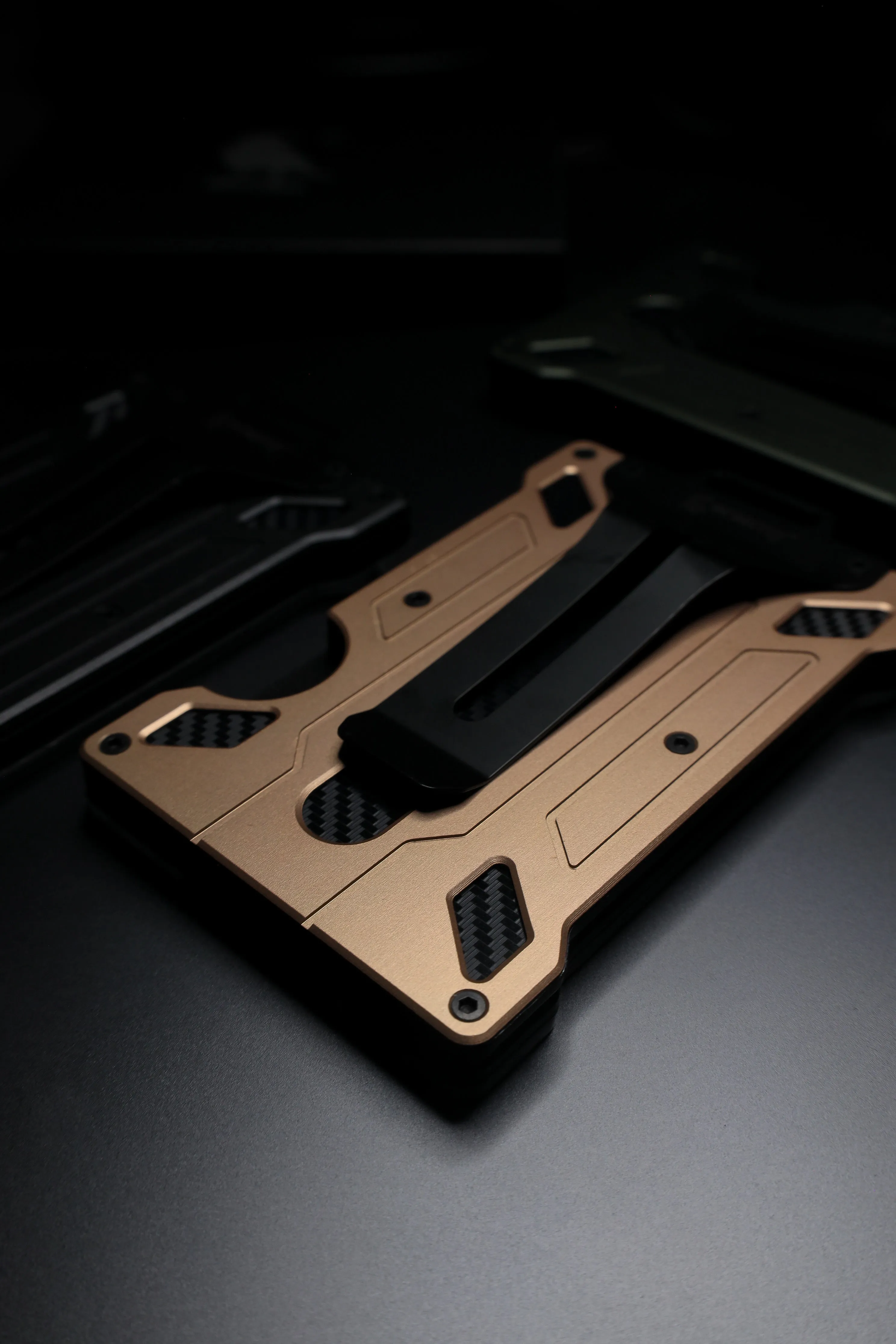 Enemy Champagne Gold Card Holder