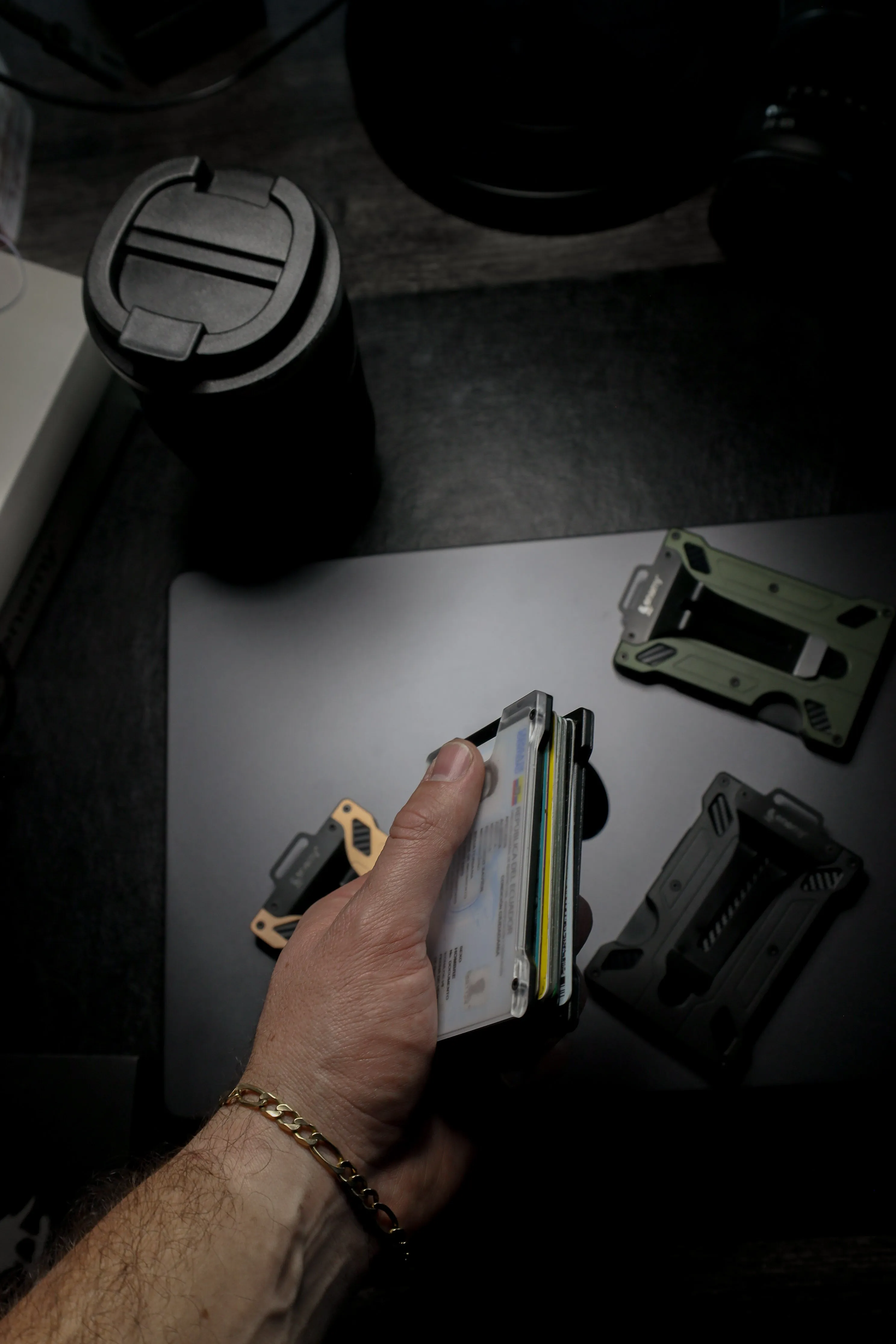 Enemy Military Green Card Holder