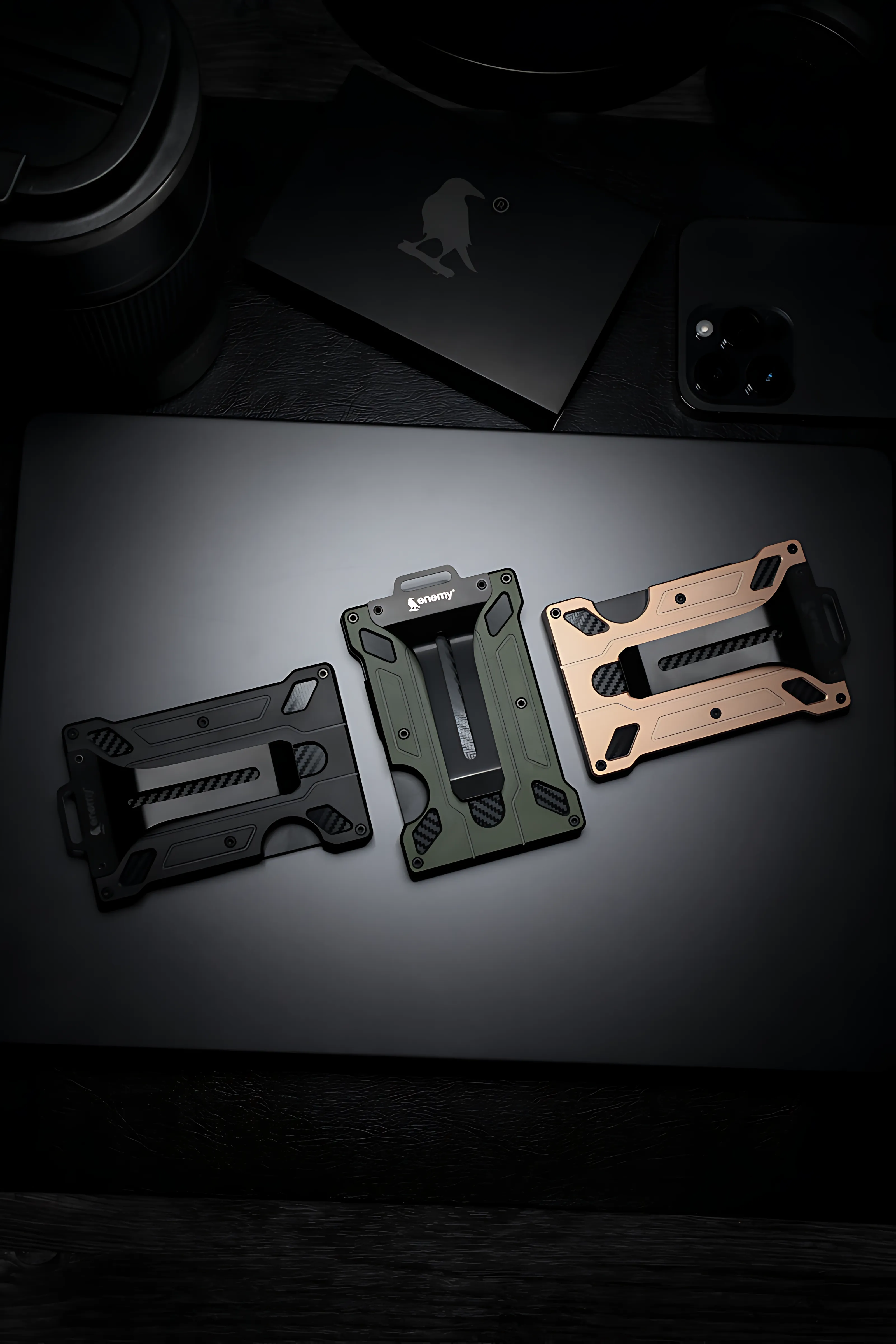 Enemy Military Green Card Holder