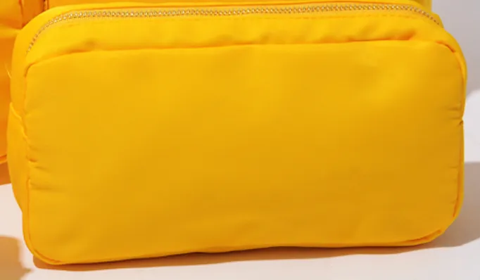Essentials Nylon Pouch - Yellow