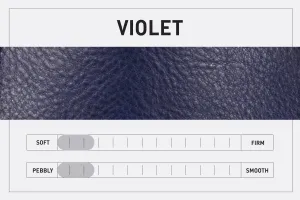 FELICITY ZIPPERED CLUTCH WITH WRISTLET - SMALL - VIOLET