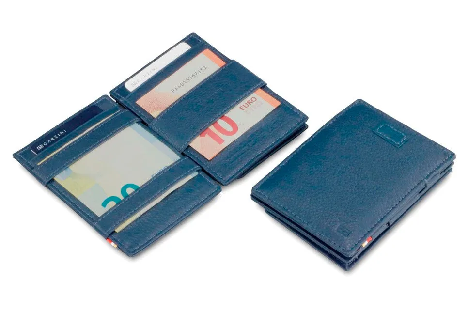 Garzini RFID Leather Magic Coin Wallet Card Sleeve Nappa