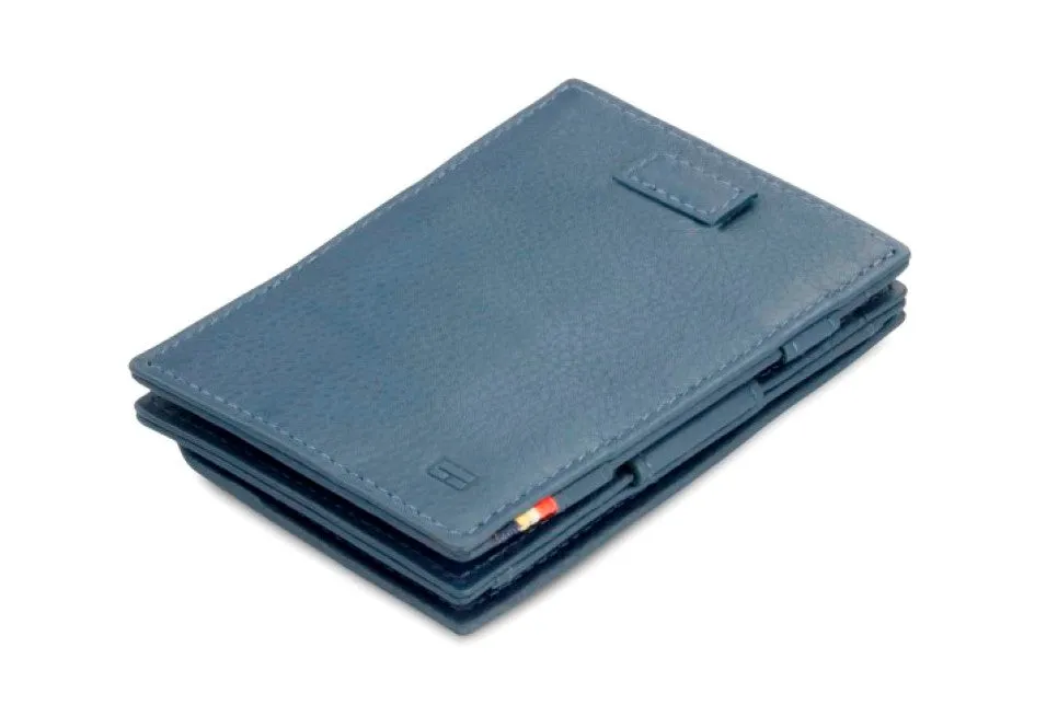 Garzini RFID Leather Magic Coin Wallet Card Sleeve Nappa