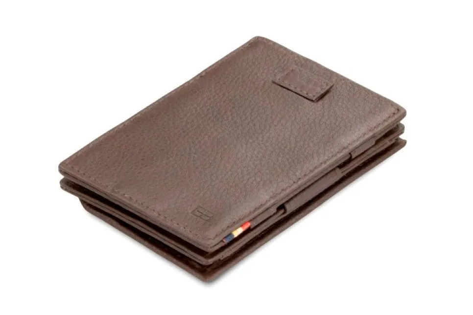Garzini RFID Leather Magic Coin Wallet Card Sleeve Nappa