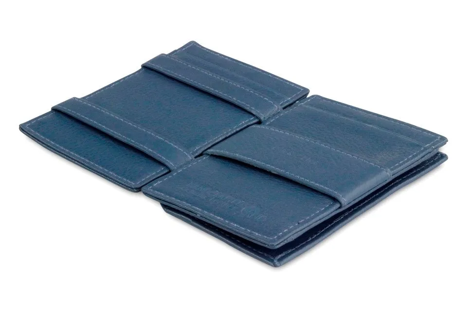 Garzini RFID Leather Magic Coin Wallet Card Sleeve Nappa