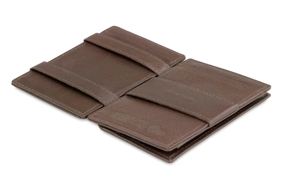 Garzini RFID Leather Magic Coin Wallet Card Sleeve Nappa