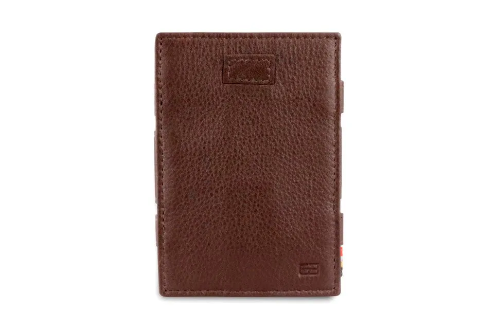 Garzini RFID Leather Magic Coin Wallet Card Sleeve Nappa