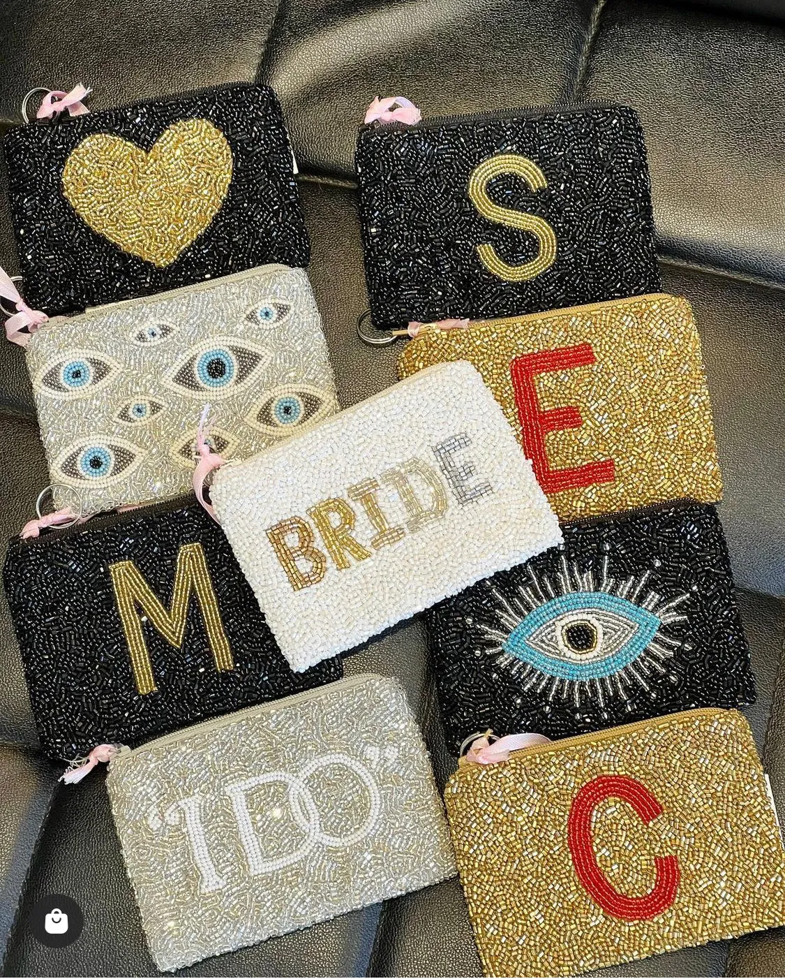 Handmade Beaded Coin Purse