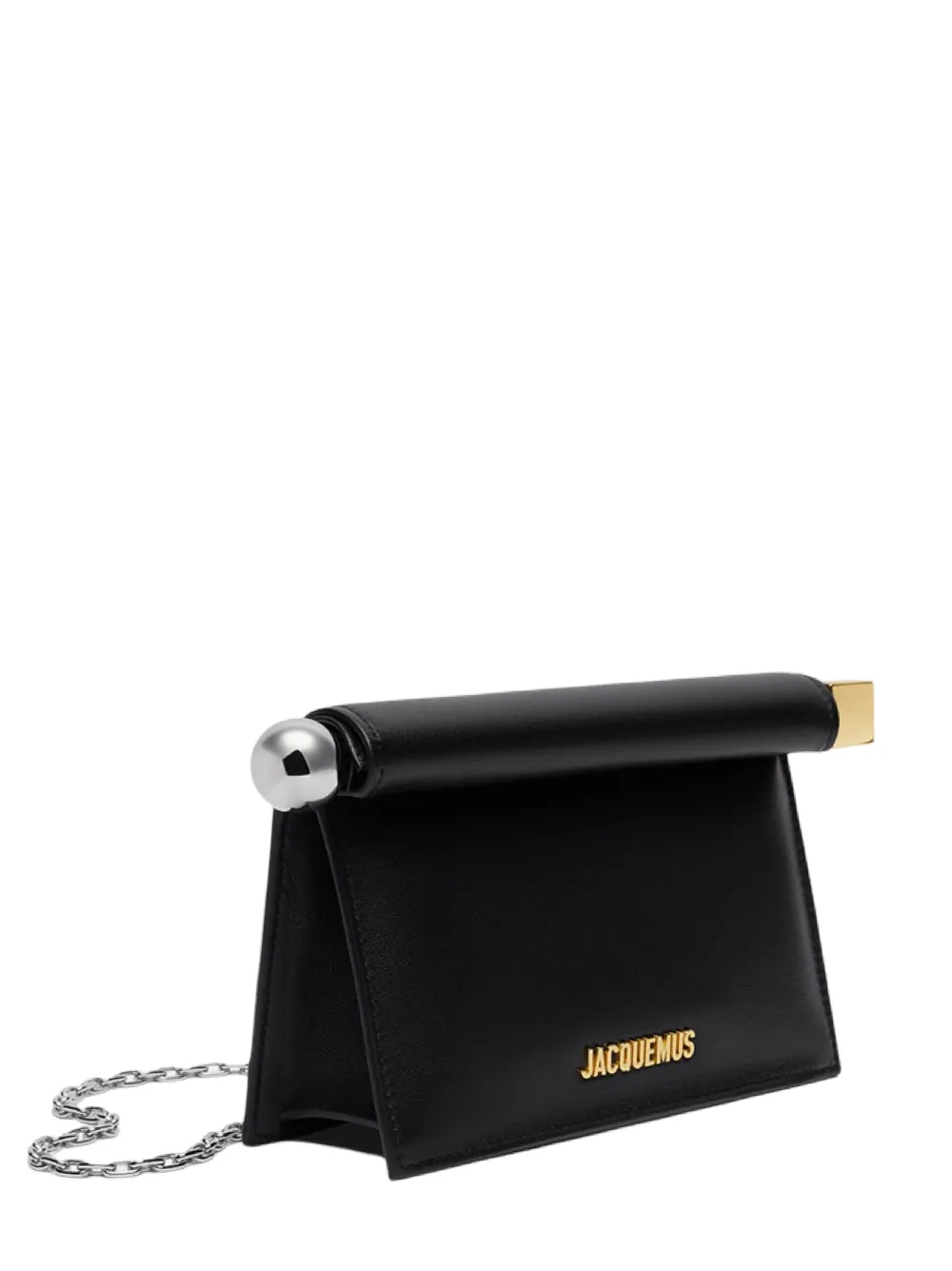 Jacquemus The Small Rond Carré Clutch in Black