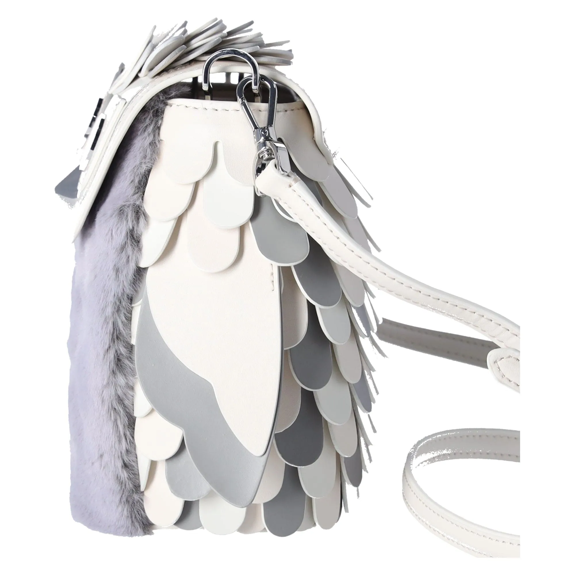 Kate Spade Hoot Gray 3D Owl Crossbody Bag Novelty Limited Edition