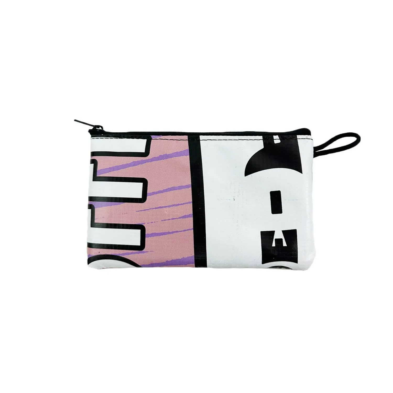 Large Zipper Pouch w/Liner- Banner: Multi-Colored