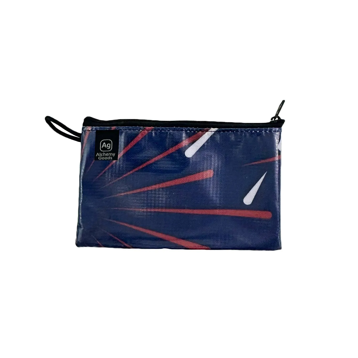 Large Zipper Pouch w/Liner- Banner: Multi-Colored